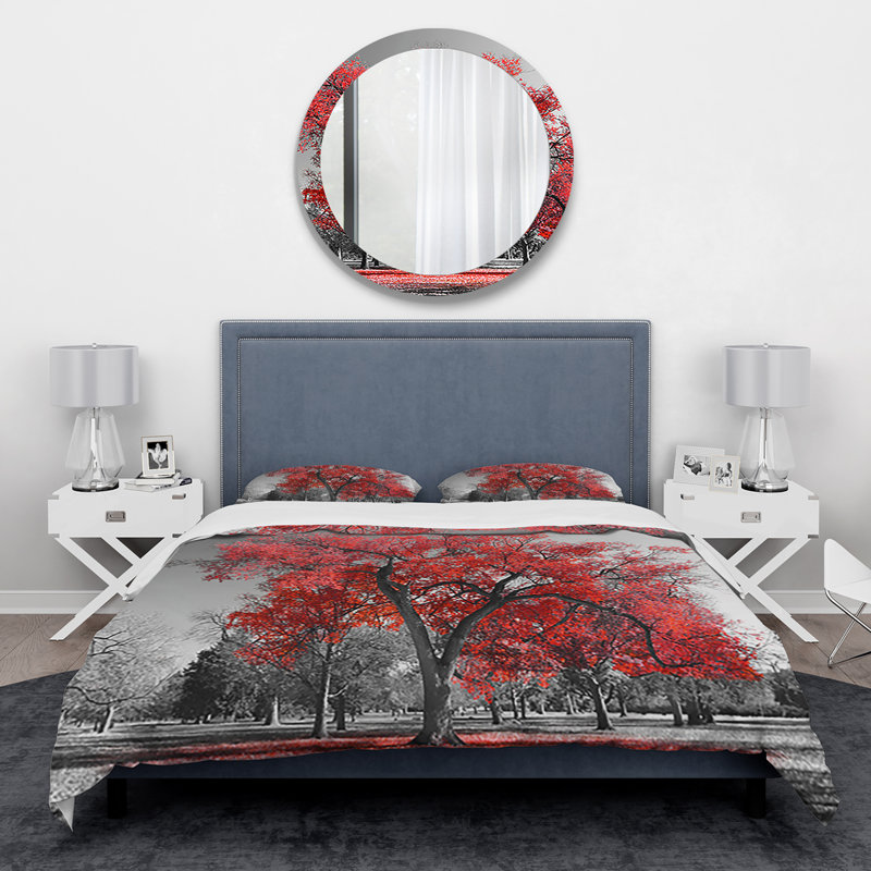 Ensemble de housse de couette traditionnelle, Housse de couette très grand + 2 taies décoratives