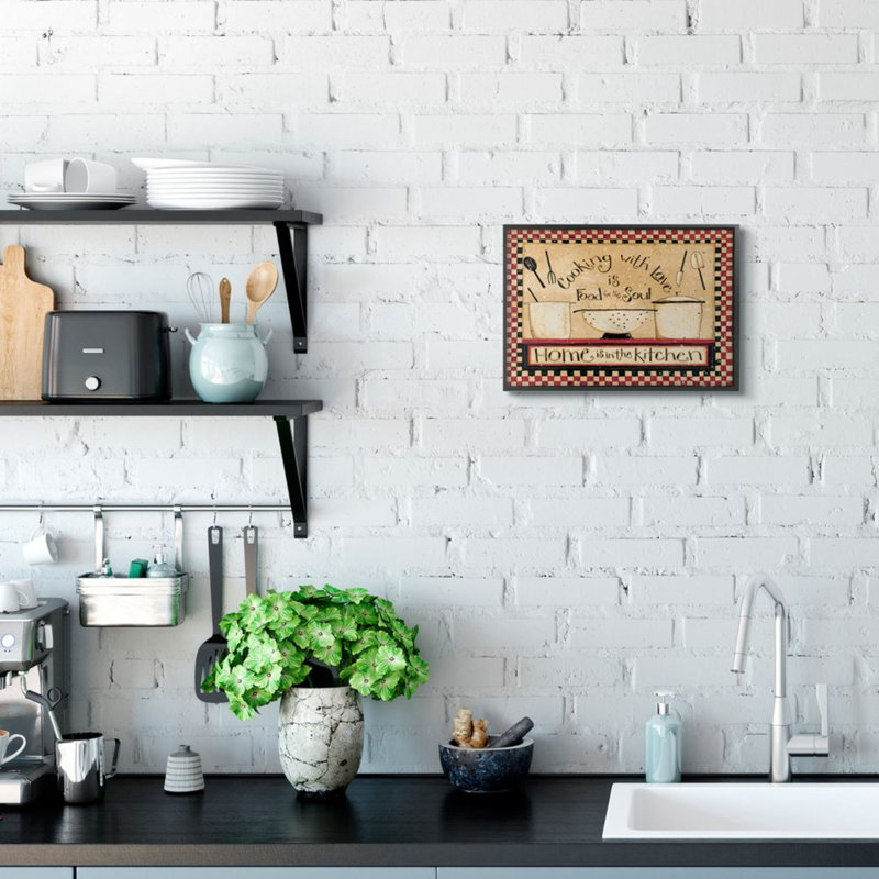 «Cooking with Traditional Traditional Kitchen Kitchen» par Dan DiPaolo - impression d'art graphique