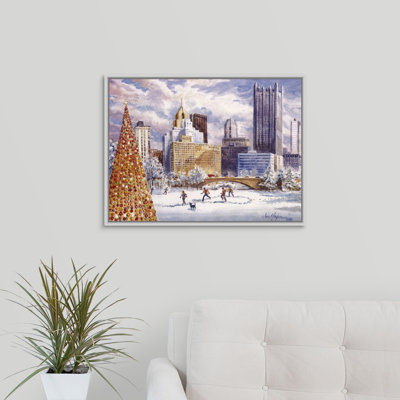 «Christmas at the Point» par Jess Hager, peinture sur toile