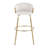 Josie Fixed-Height Bar & Counter Stools with Gold Metal Base & Round Footrest-90576933