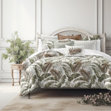 Frondosa  Copper Cotton Duvet Cover Set  8 Piece