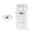 No-Drill EV Charger Cabinet With Storage & Cable Hooks, Anti-Tip Garage Charging Station Organizer