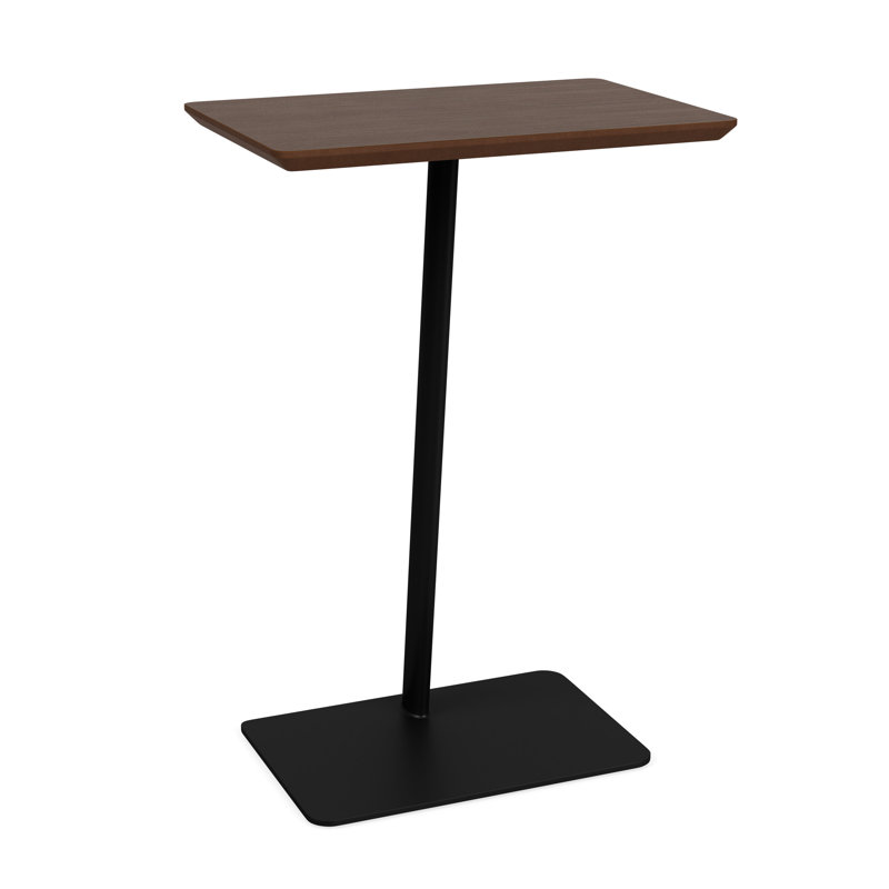 Pieds de table Darsey, Noyer Riftwood, Noir