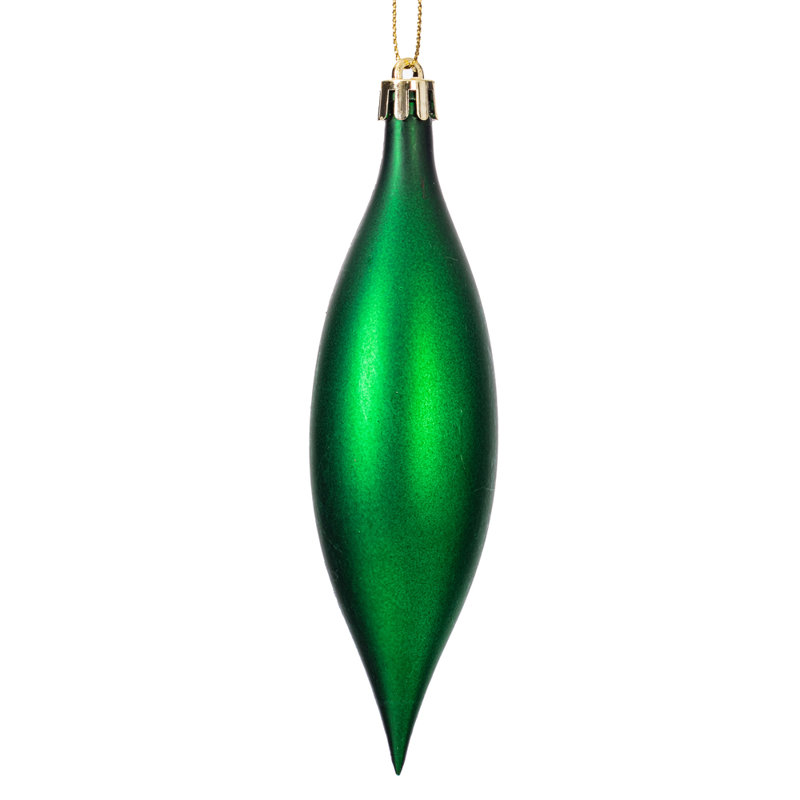 Four-Finish No Pattern Finial Ornament, 5.5 " H x 2 " W x 2 " D, Gold