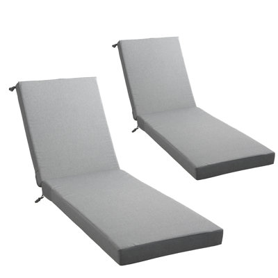 Coussin de chaise longue d'extérieur résistant aux intempéries de 3,5 po Forbell - Coussins de dossier et de siège