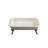 The Panorama 42-Inch Cast Iron Square Shower Pan with Tub Legs-10467083