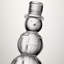 Standing Snowman Ornament