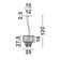 Chrome Aluminum & Crystal LED E14 1x5 Watt 230 Volt IP20 Bulb Excluded D: 25 H: 120 cm  Adjustable Height