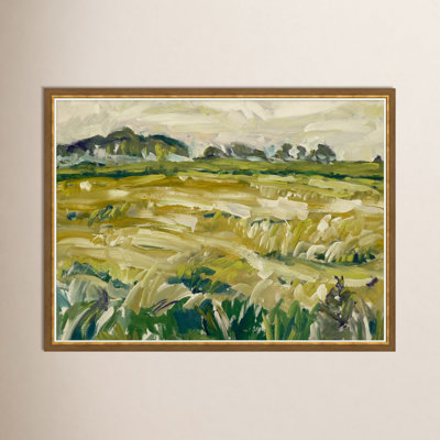 «Corn Field», reproduction encadrée