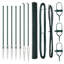 Hexagon Fence Green Steel-858121833