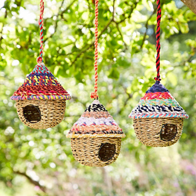Round Recycled Cotton Birdhouse