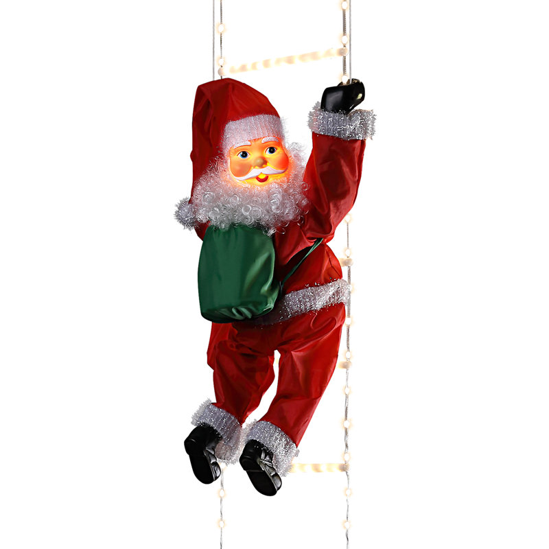 Père Noël en corde 10 pi