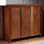 Armoire à chaussures en bois massif