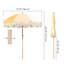 Parasol Lazerick 70,9 avec contrepoids inclus-1582730020