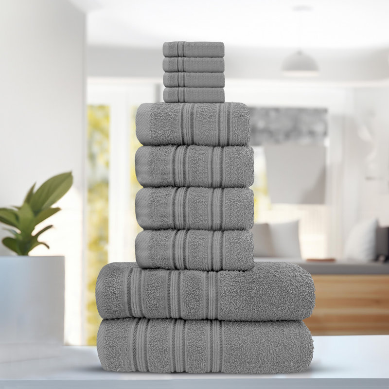Pentheam Cotton Hand Towel, Gray