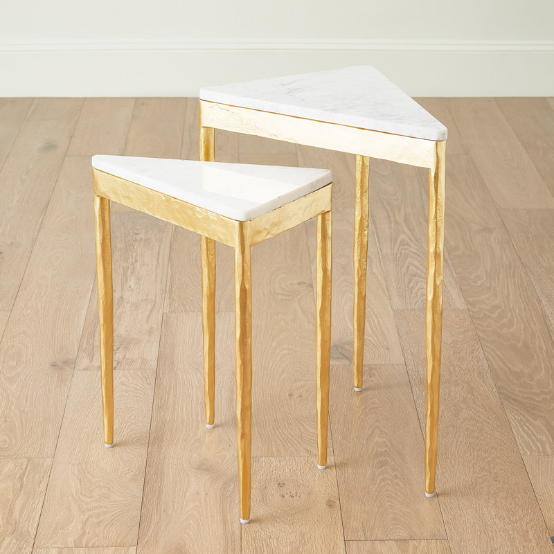 Marble Nesting End Table