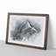 Snow Covered Mountain in India in Abstract - Picture Frame Graphic Art Print-55725829-55725830