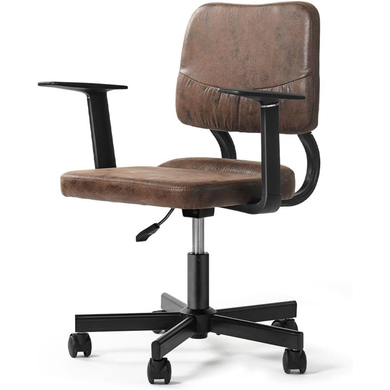 Chaise de bureau Zurich, Brun rustique