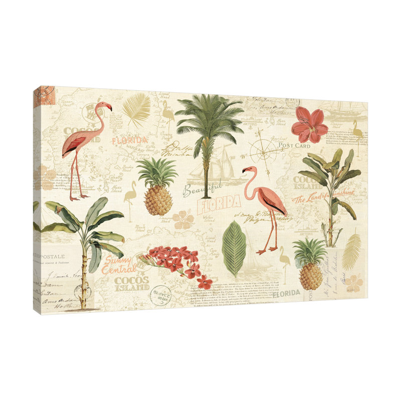 "Floridian VI", toile tendue par Katie pertiet, H 10 po x l 15 po x P 1,5 po