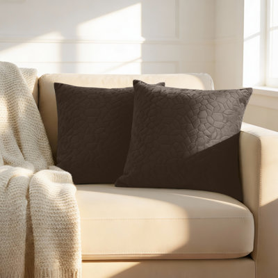 Luxury Pebble Cushion Cover- (Pack of 2)