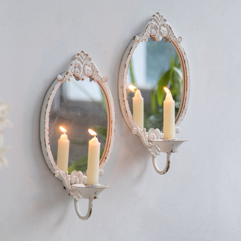 Wall Candle Sconces Set Of 2