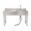 Station de lavage des mains avec robinet L 47,2 po x l 19,5 po