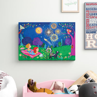 Hitchens 'Beautiful Night' Print on Wrapped Canvas