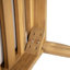Chaise de coin Modern Modern, en bois d'acacia, pour l'extérieur compact
