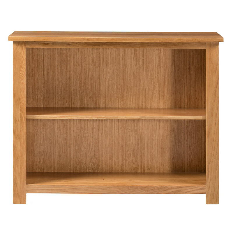 Hatcher 80cm H x 100cm W Solid Wood Standard Bookcase