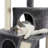 34-Inch Multilevel Plush Double Condos Cat Tree
