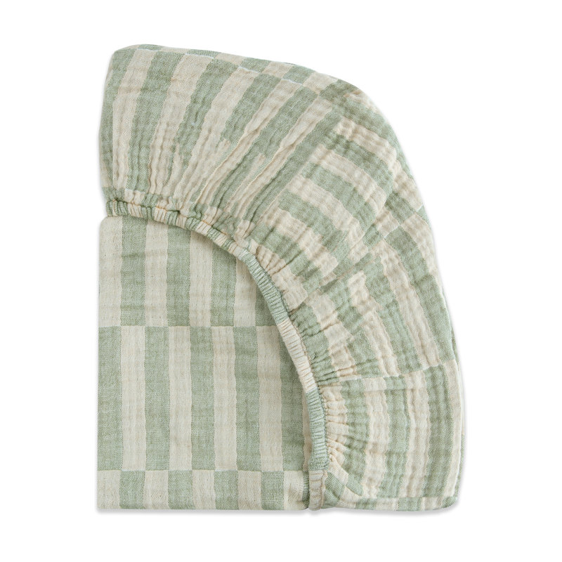 Drap-housse pour lit de bébé Moss