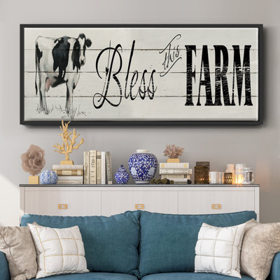 Bless This Farm- Framed Canvas