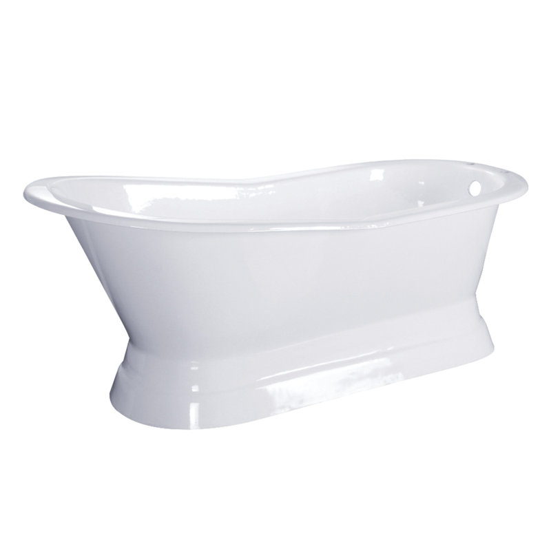 Baignoire de trempage autoportante 67 po. x 30 po. Aqua Eden