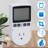Digital Thermostat Outlet Plug Temperature Controller Socket Heating Cooling