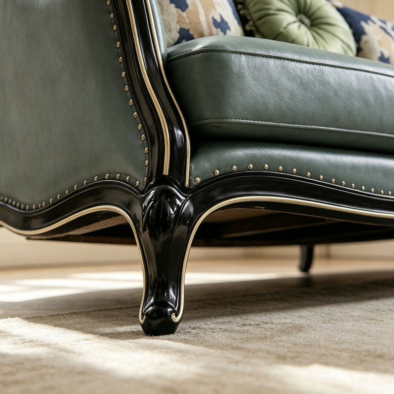 Canapé en cuir de luxe américain