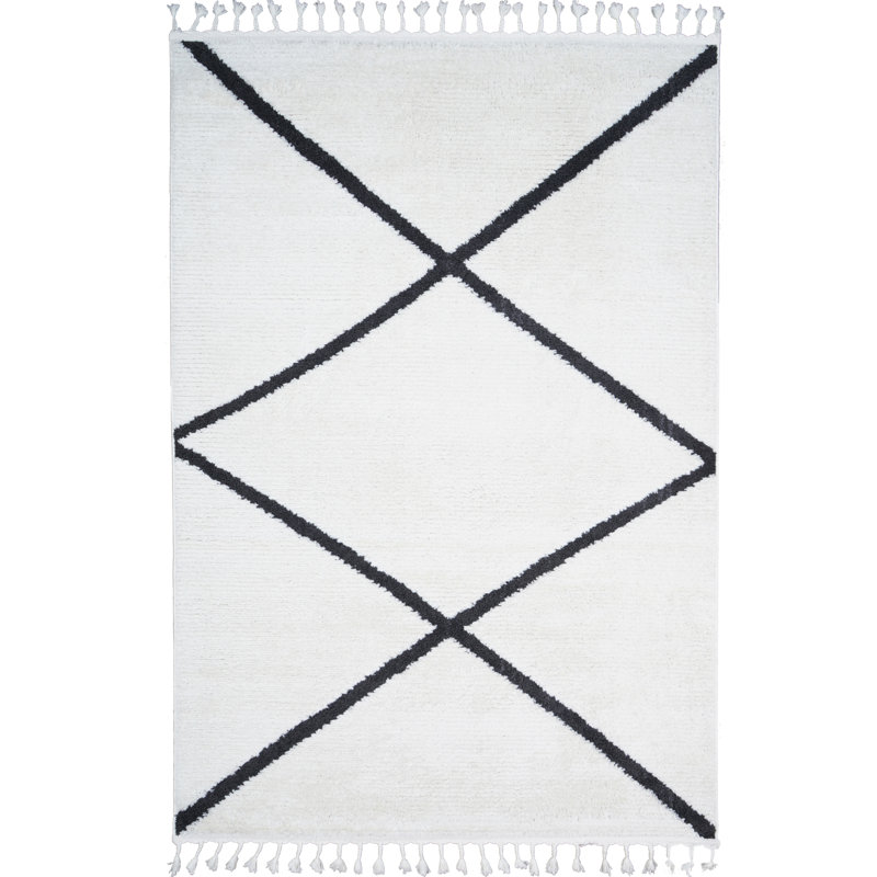 Lombox Abstract Area Rug, Rectangular 80 x 150cm
