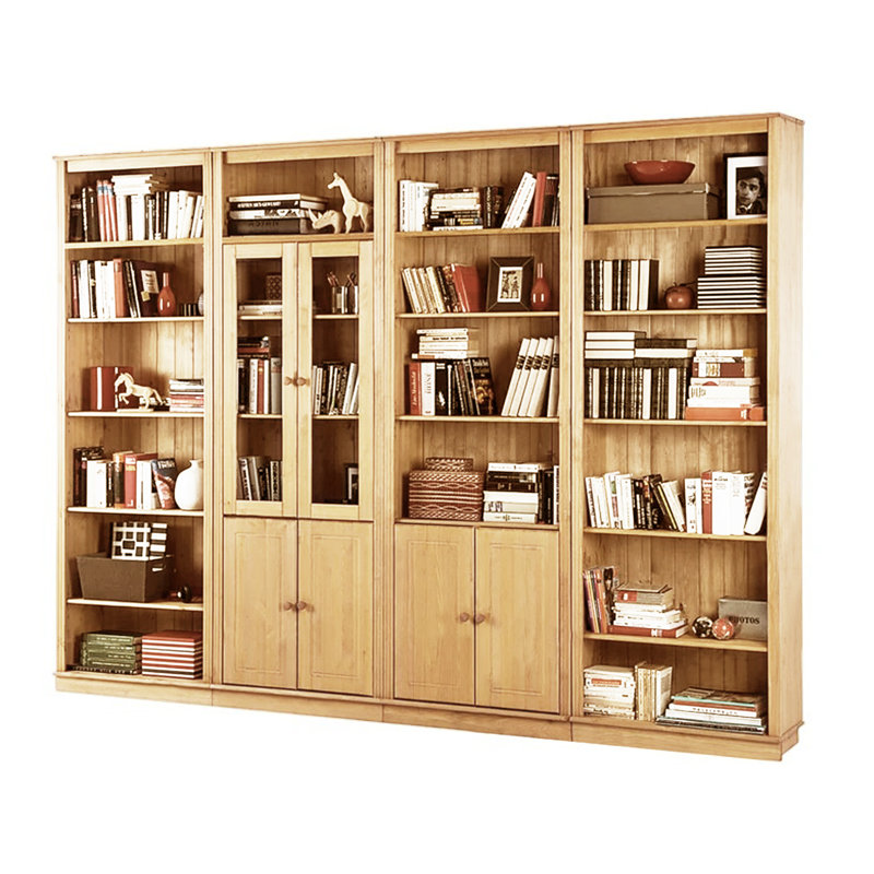 Fieldway 223cm H x 370cm W Bookcase, Natural