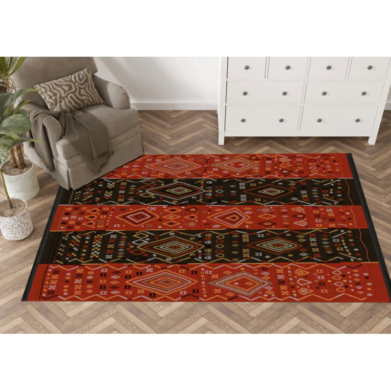 Tapis intérieur / extérieur Klariza, Tapis de couloir 3 pi 4 po x 9 pi 11 po