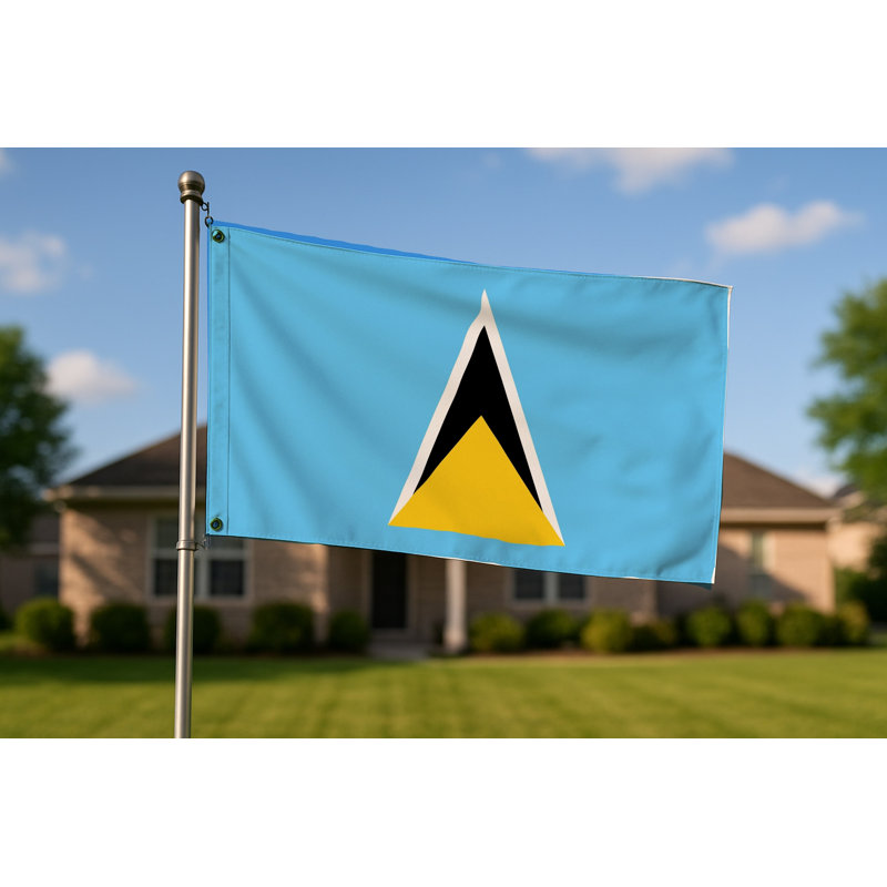 Drapeau de Sainte-Lucie - Drapeau