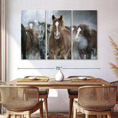 Chevaux en hiver