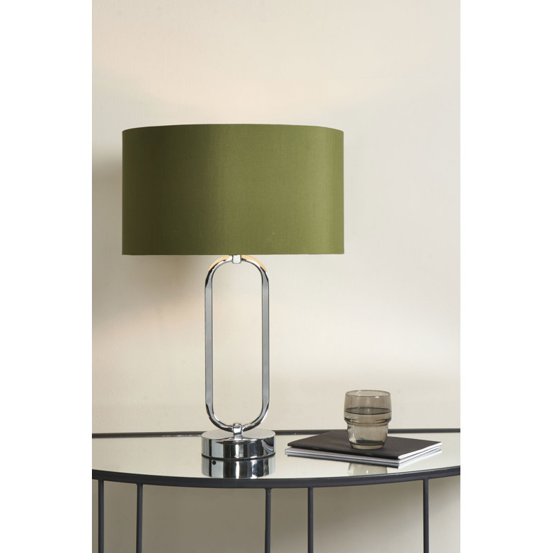 Louen Metal Table Lamp, Green