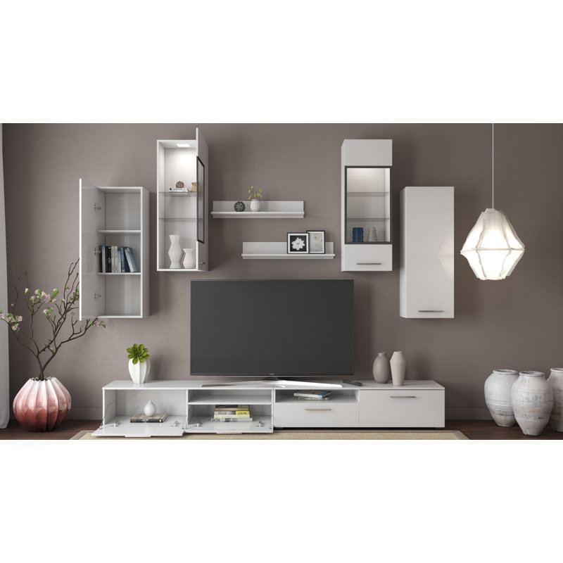 Deviontae TV Entertainment Center for TVs up to 88"
