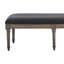 Banc avec revêtement