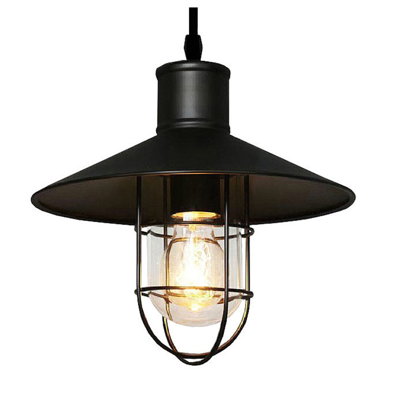 Luminaire suspendu conique à 1 lumière Quintana