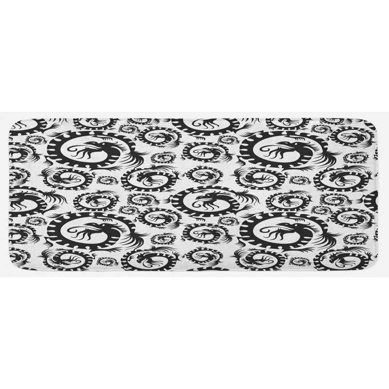 Tapis de cuisine dragon