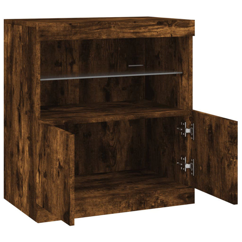 Basilisa 60cm Sideboard, Smoked Oak