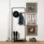 Mango Solid Wood Hall Tree with Shoe Storage