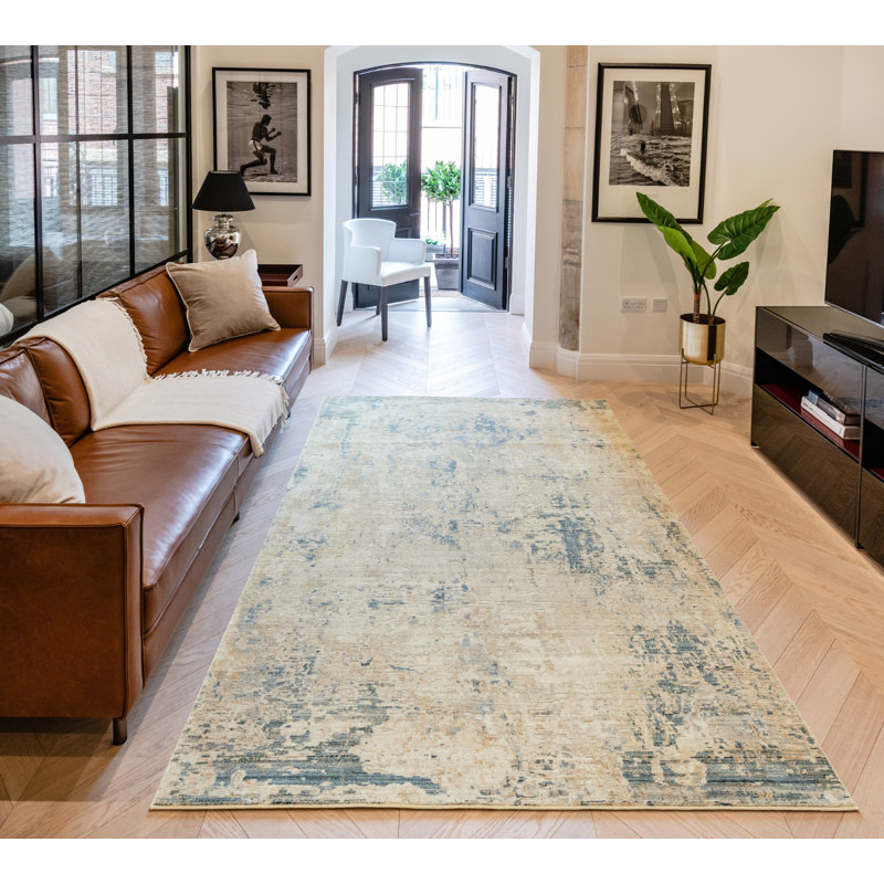 Campbell Abstract Area Rug, Runner 80 x 300cm