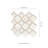 Chateau Lace Geometric 12 in. x 12 in. Polished Marble Mosaic Floor and Wall Tile