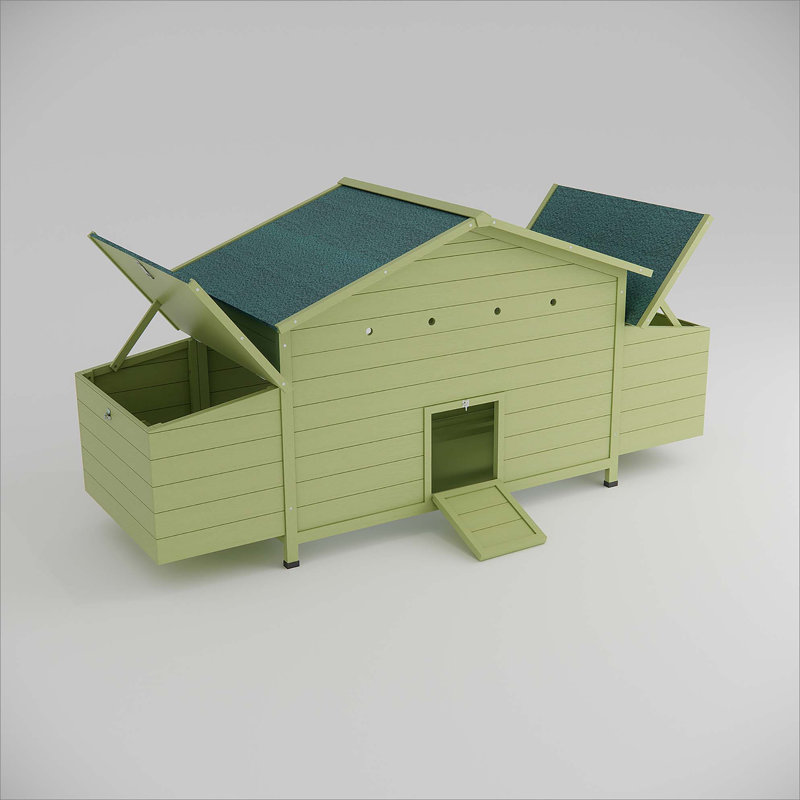 Poulailler en bois exceptionnel avec plusieurs conceptions fonctionnelles pour les animaux de compagnie